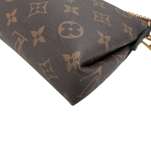 Louis Vuitton Black Monogram Canvas Pallas Chain Clutch with Straps - Picture 6 of 9